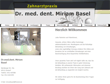 Tablet Screenshot of dr-basel.de